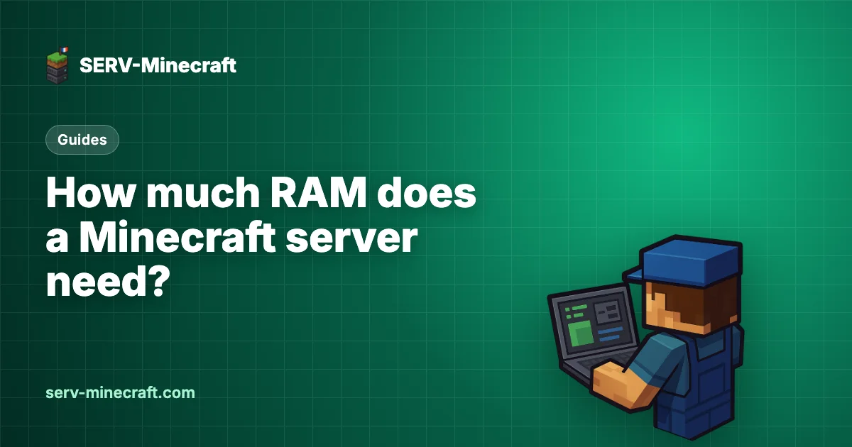 How much RAM does a Minecraft server need? A practical guide